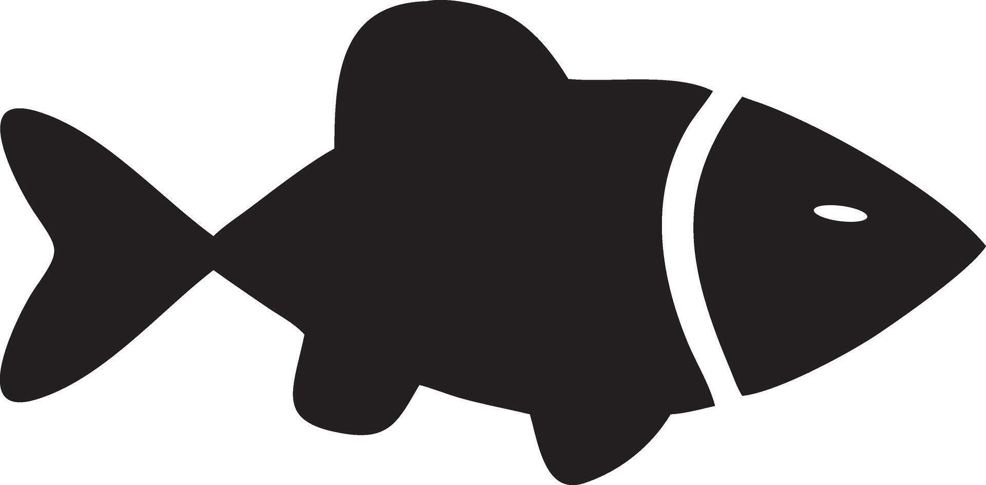 fish icon illustration vector