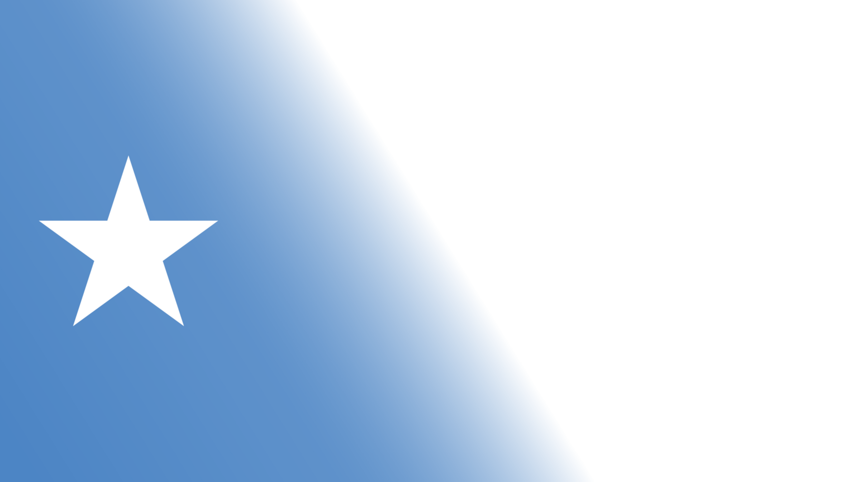 Transparent Somalia flag banner png