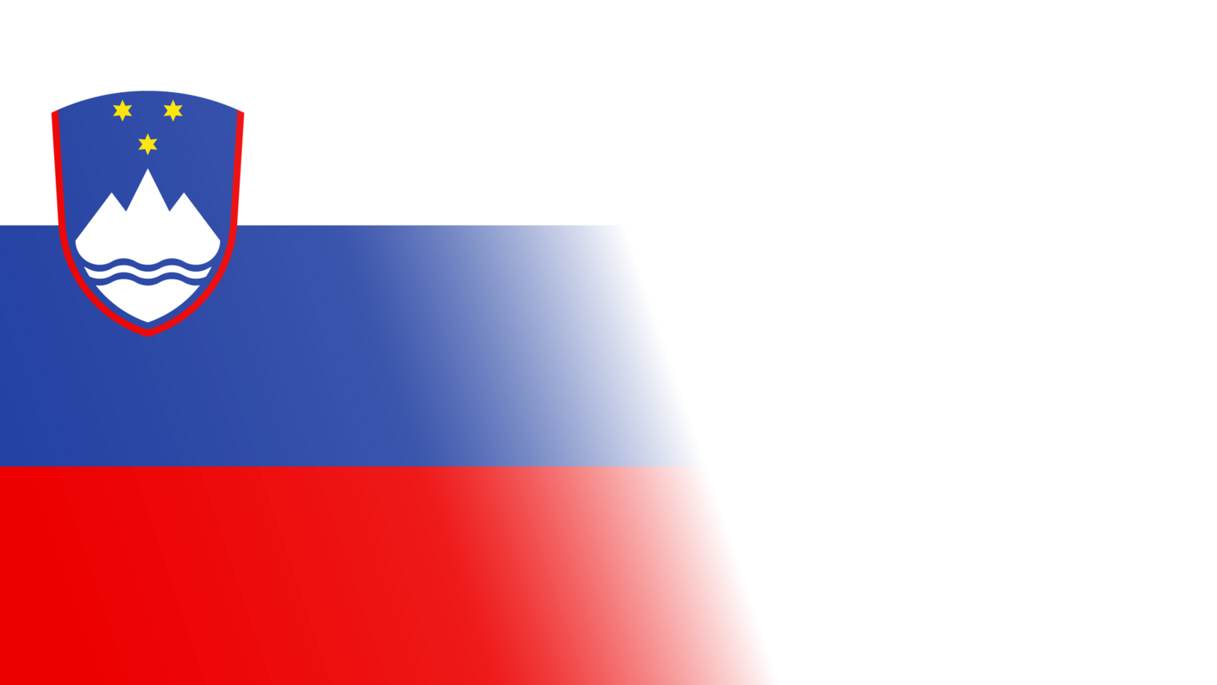 Transparent Slovenia flag banner png