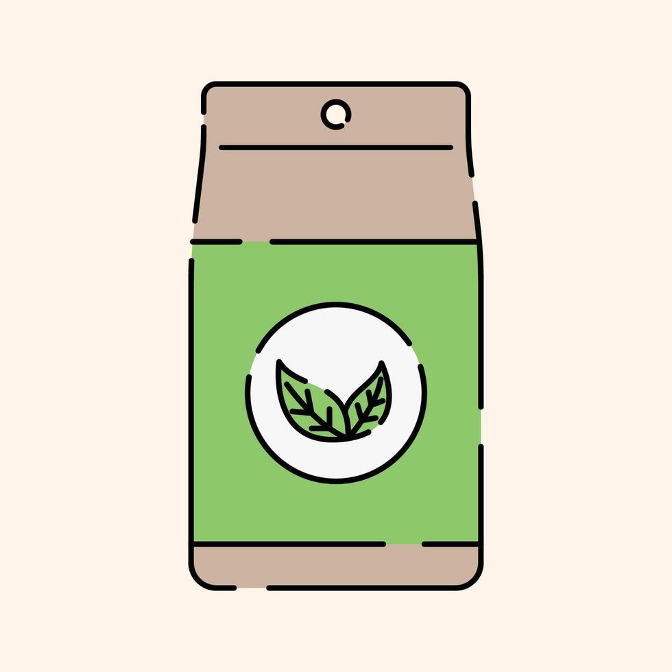 Herbal Tea Icon Illustration vector