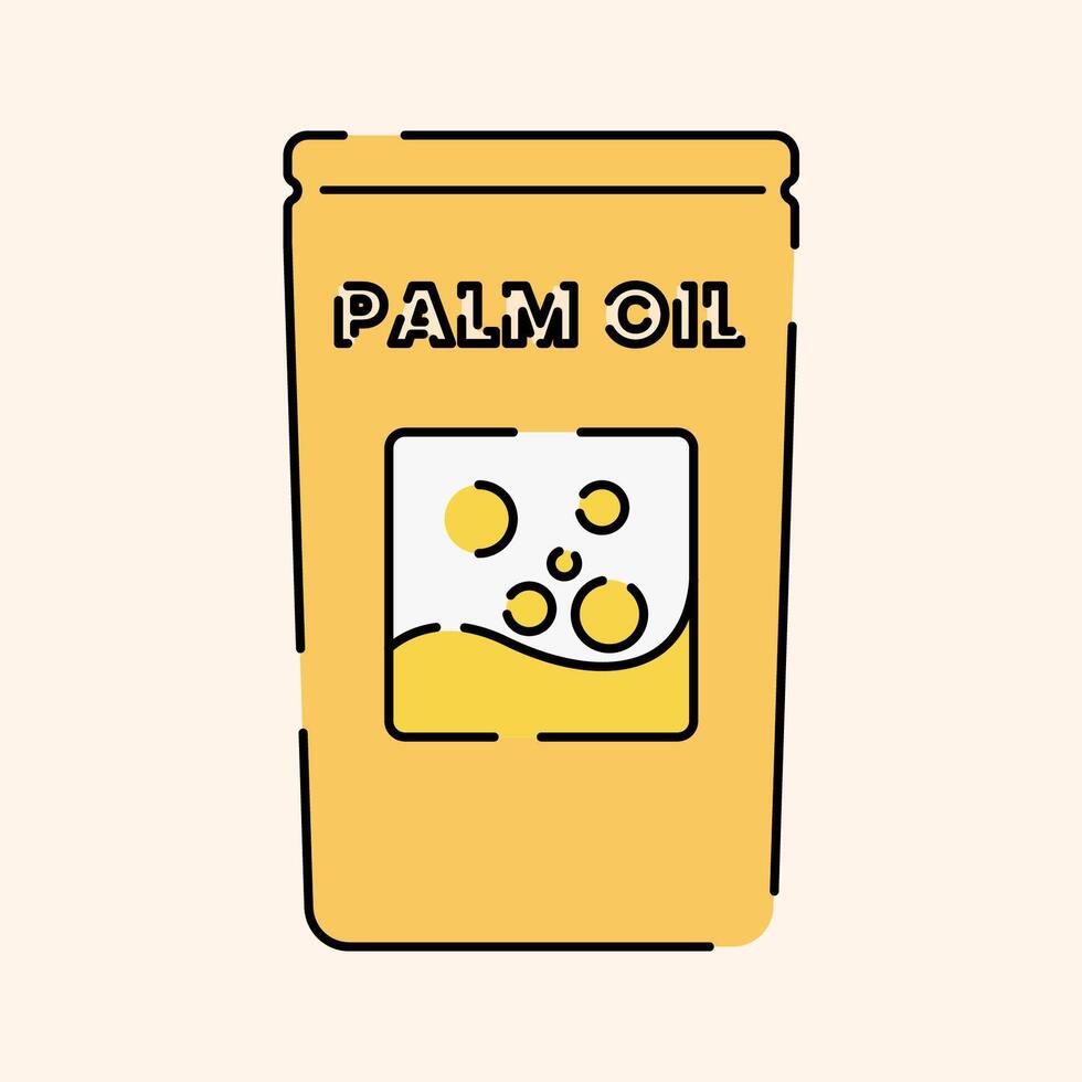 Palm Oil Icon Illustration vector
