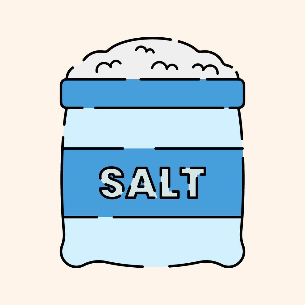 Salt Icon Illustration vector