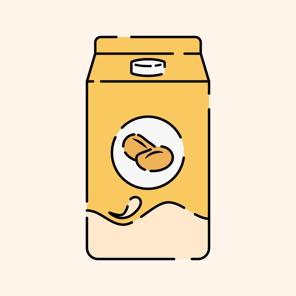Soy Milk Icon Illustration vector