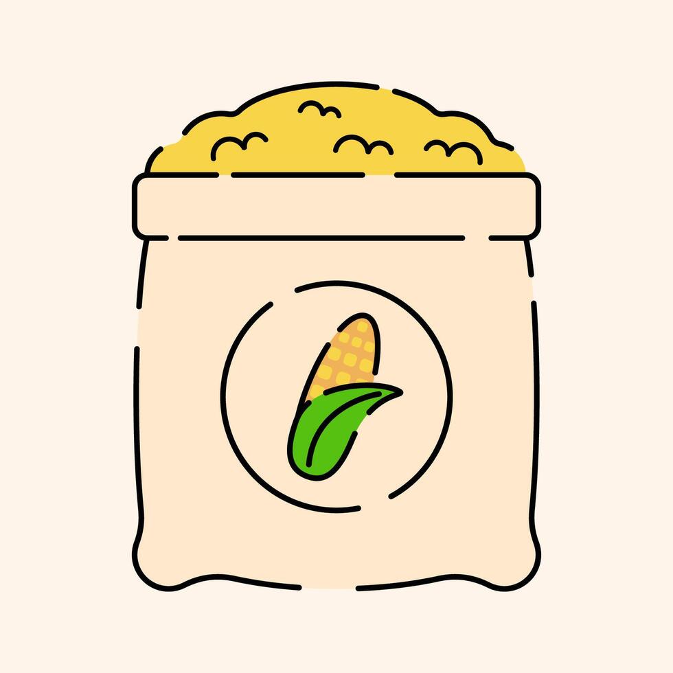 Corn Icon Illustration vector