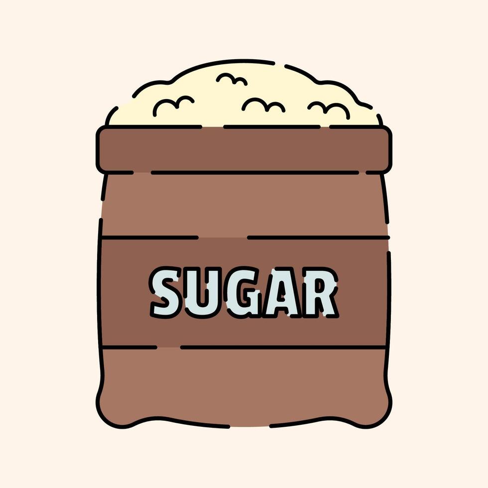 Sugar Icon Illustration vector