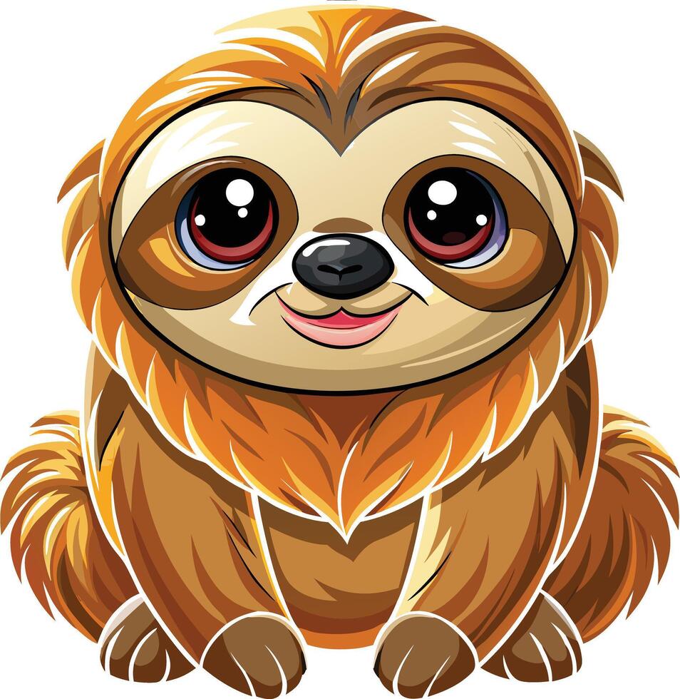 Sloth illustration design vector