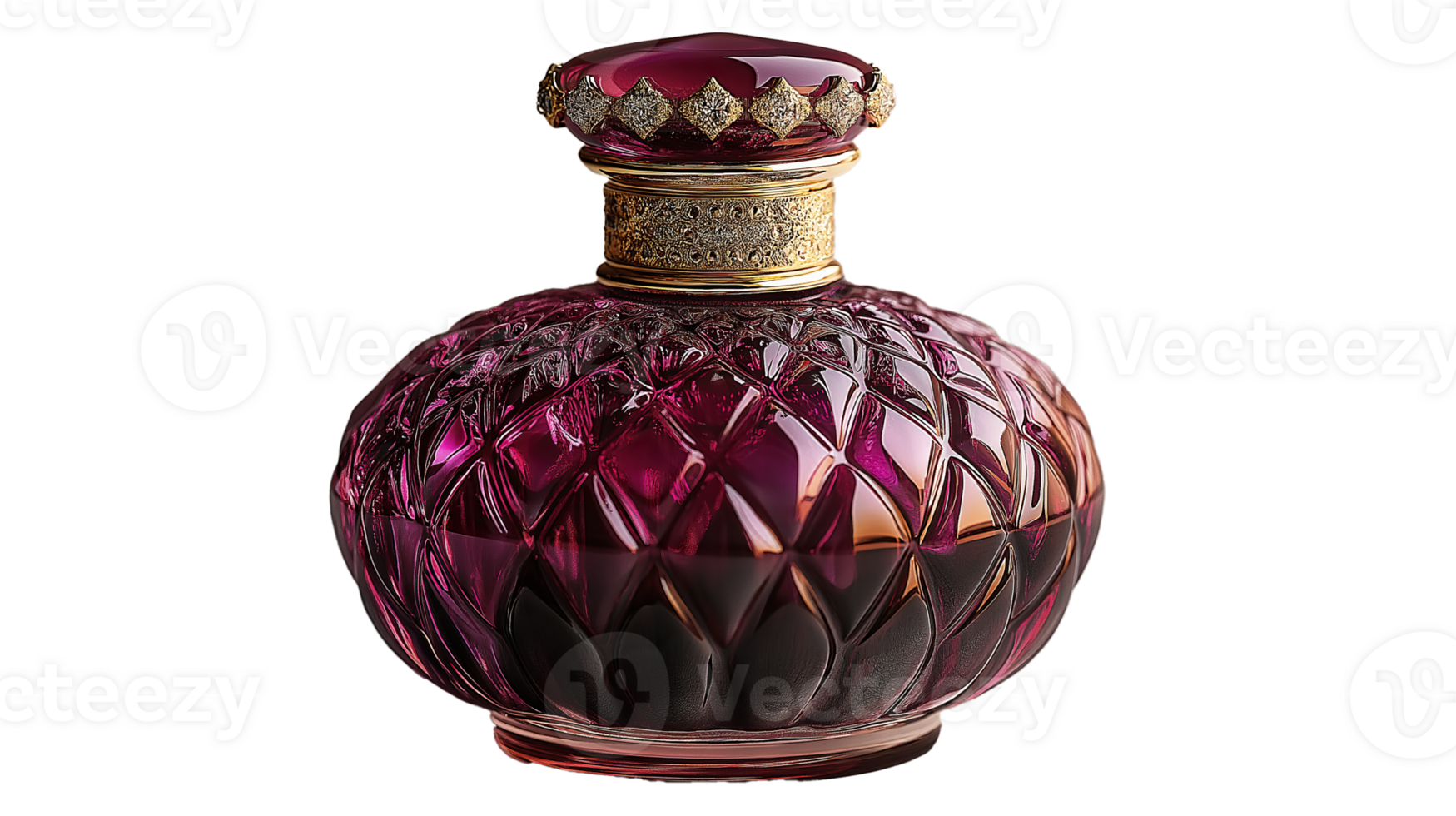 Elegant Premium Perfume Packaging, on transparent background png