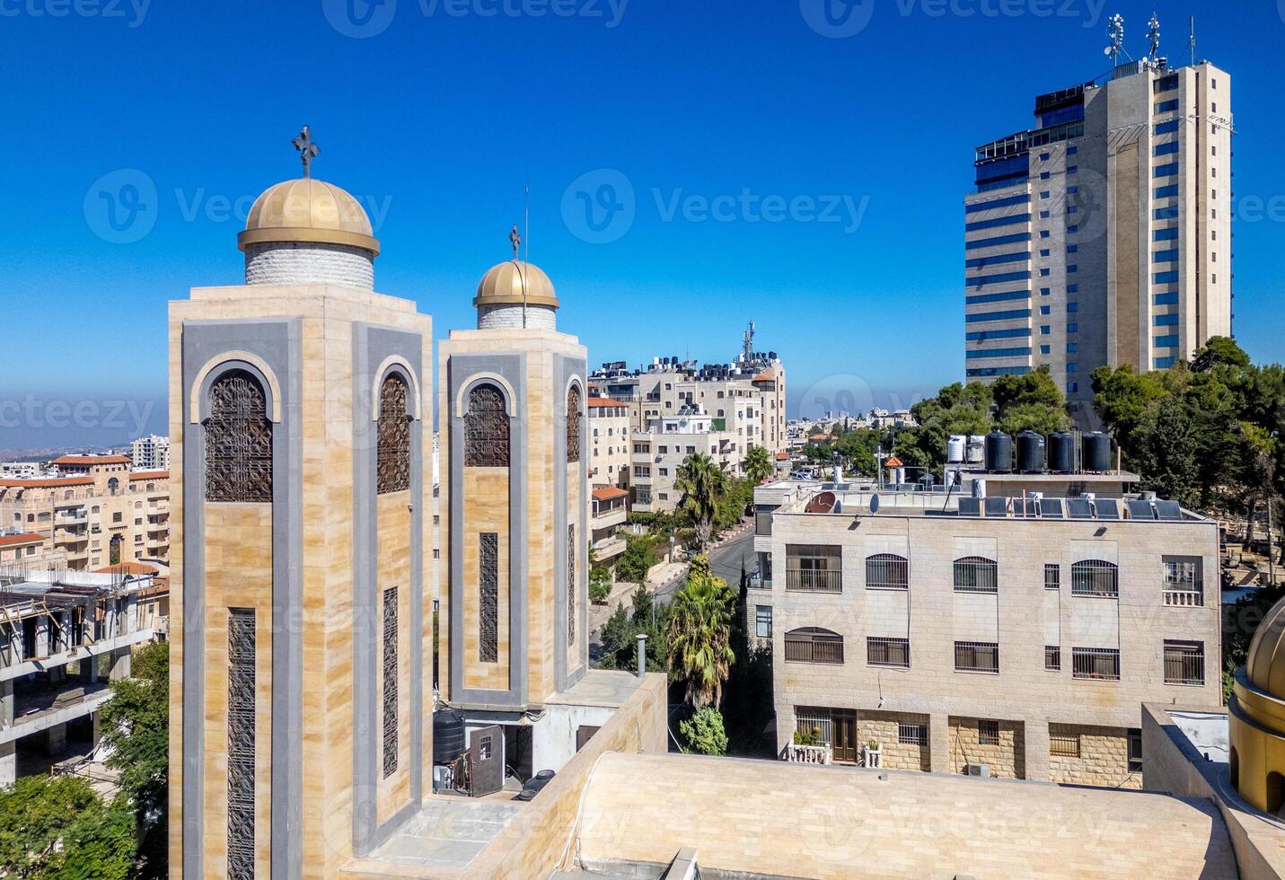 Archangel Michael Coptic Christian Church in Ramallah Palestine photo