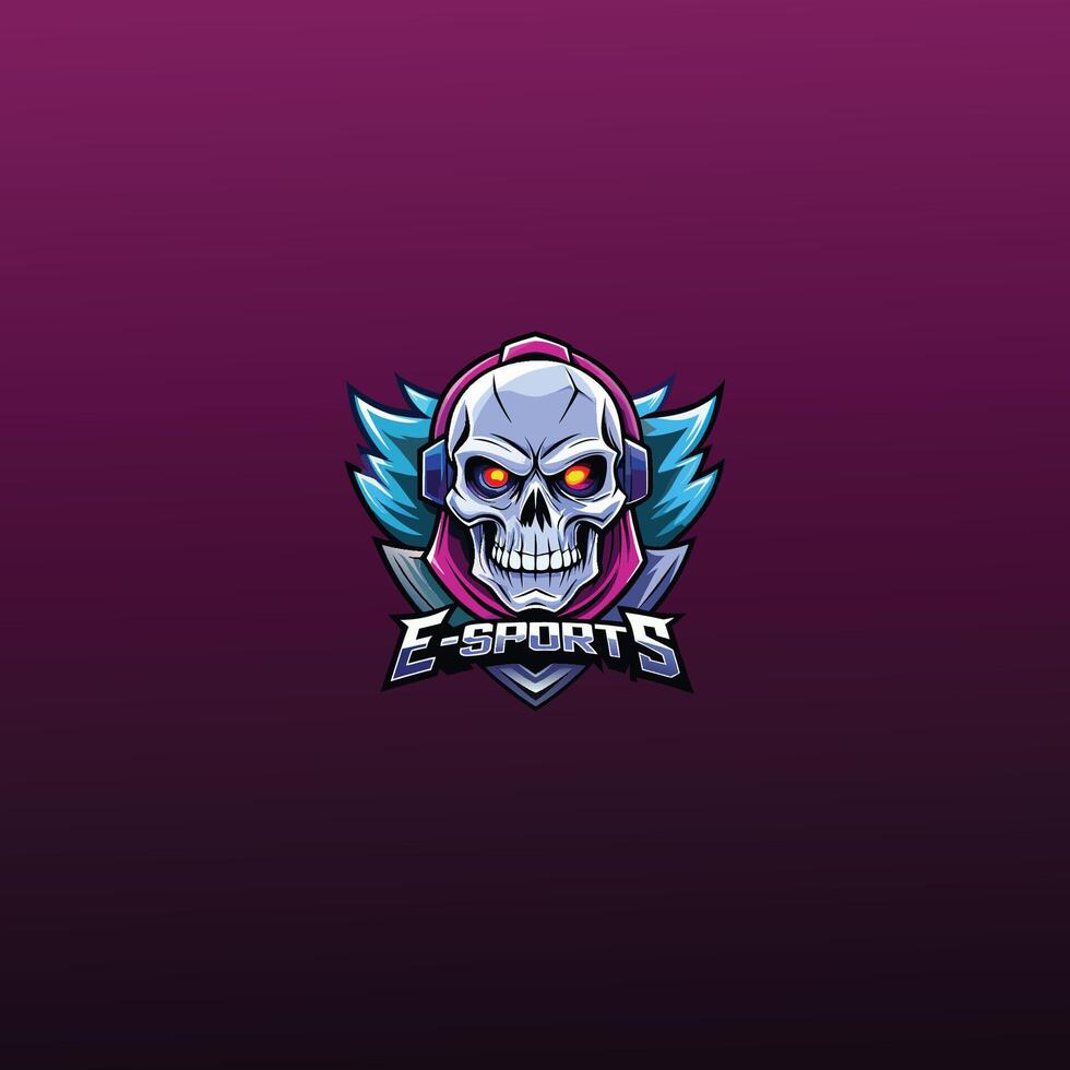 esports logo design vector