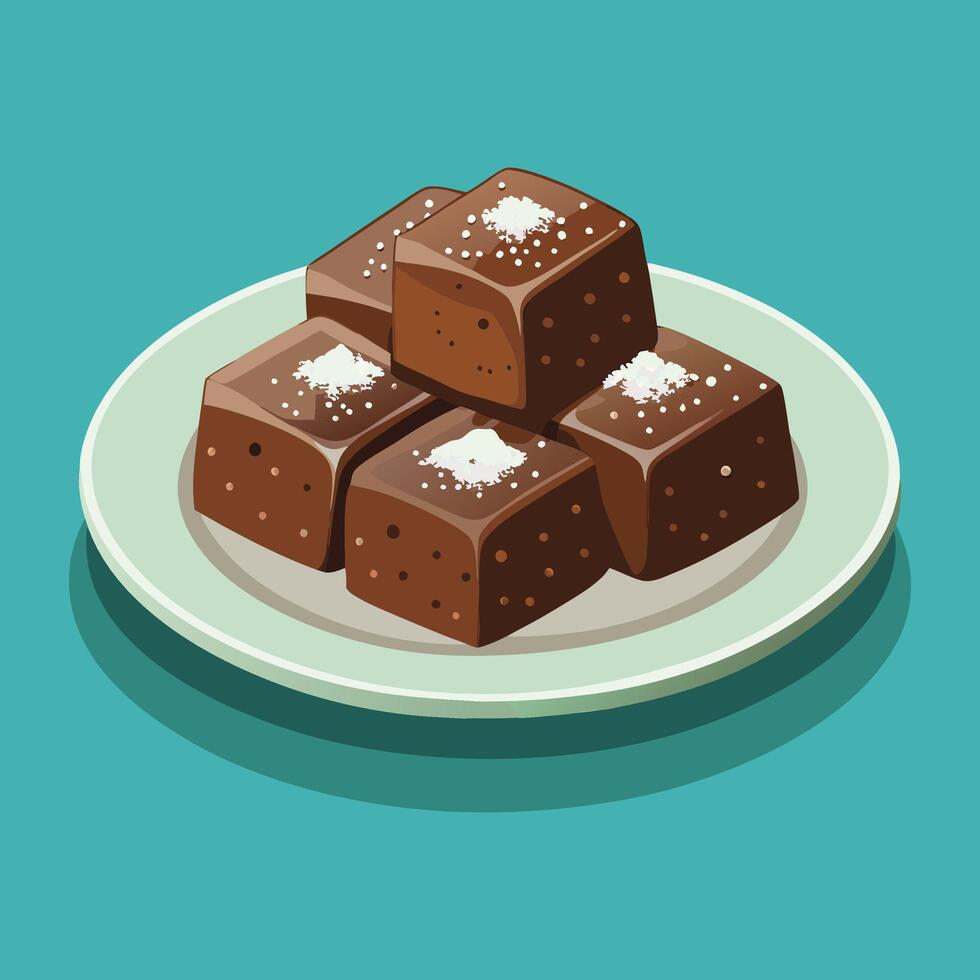 Delicious homemade small fruit cakes,raisin cakes,top view vector