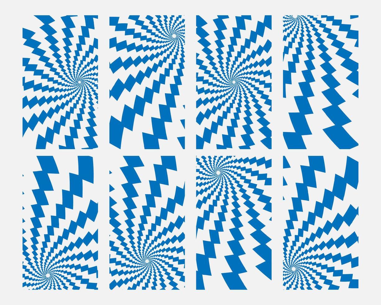 circular checkered y2k background element design collection vector