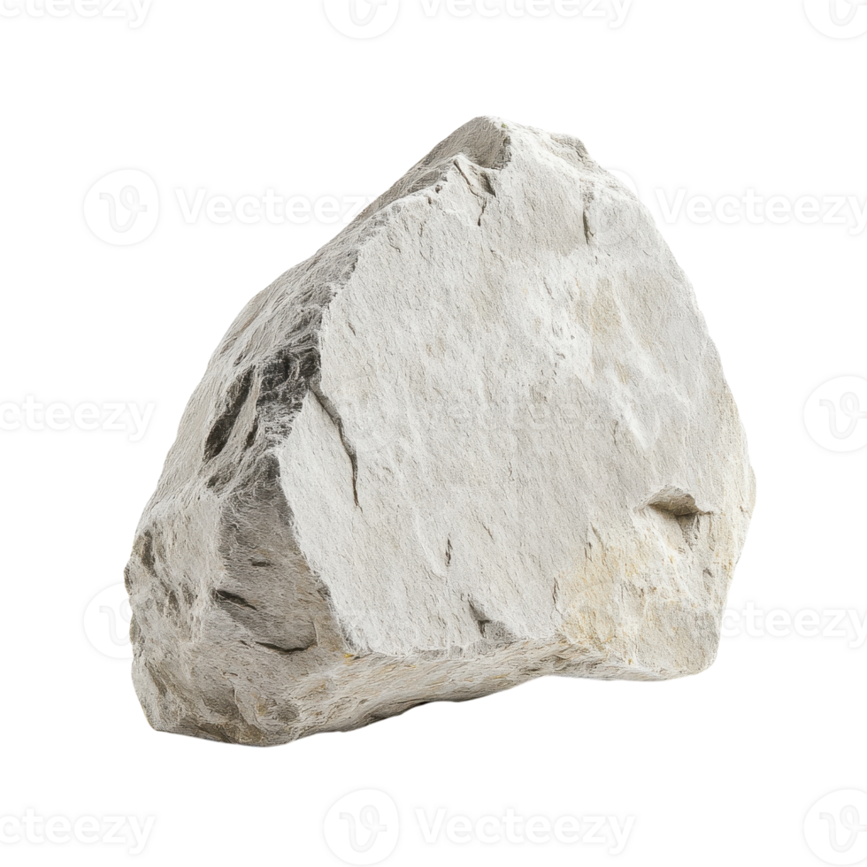 Limestone Rock Formation in Natural Landscape on Transparent Background png