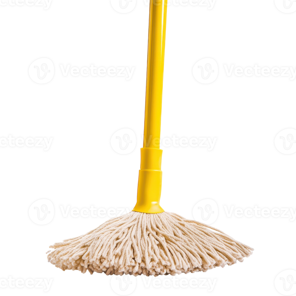 High-Quality Mop for Efficient Cleaning Solutions on Transparent Background png
