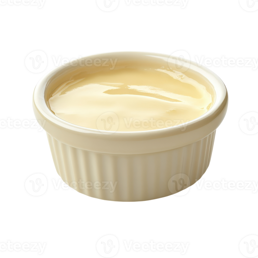 Elegant Ramekin for Serving Souffles or Dips on transparent background png