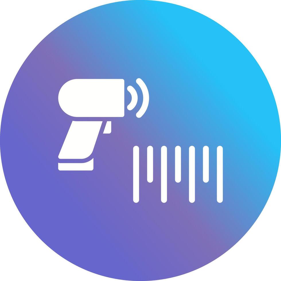 Barcode Scanner Icon Design vector