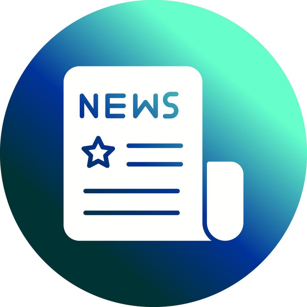 News Headlines Icon Design vector