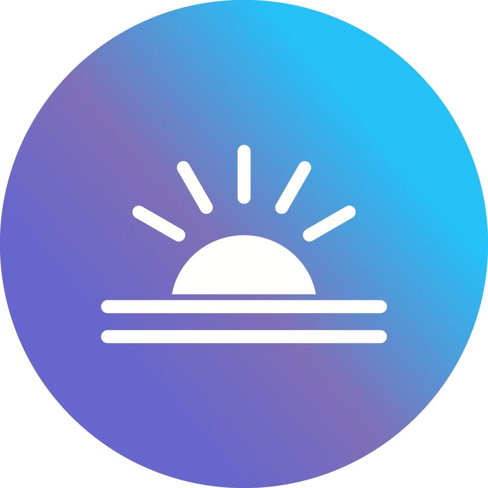 Sunrise Icon Design vector
