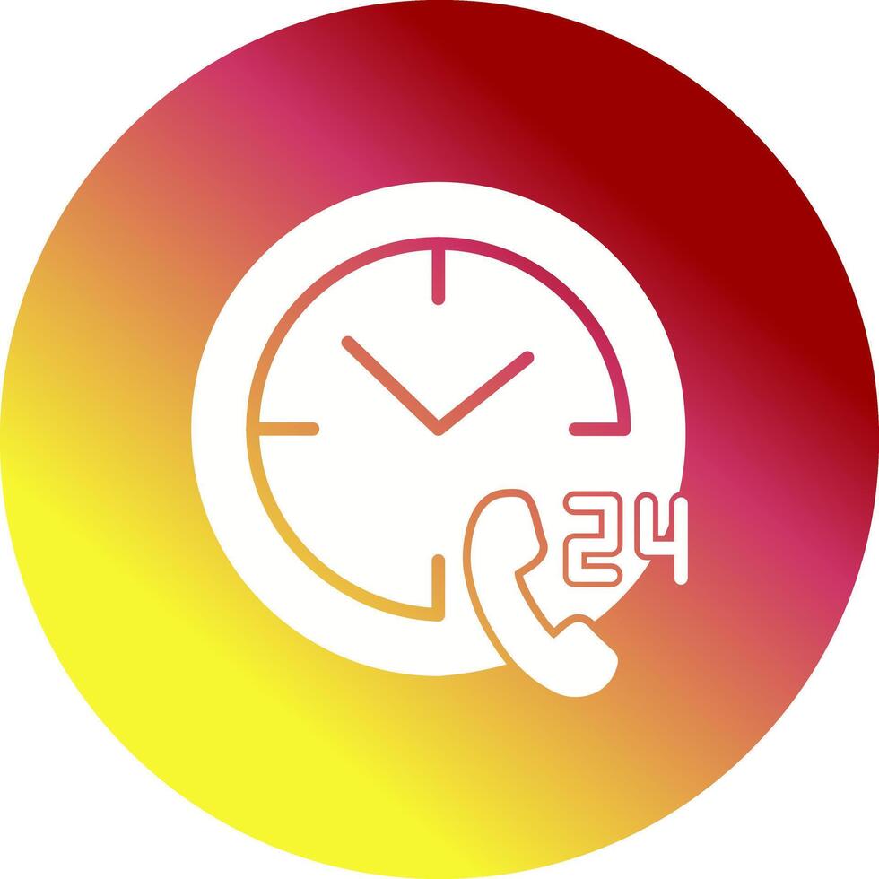 Phone Assistance Icon Design vector