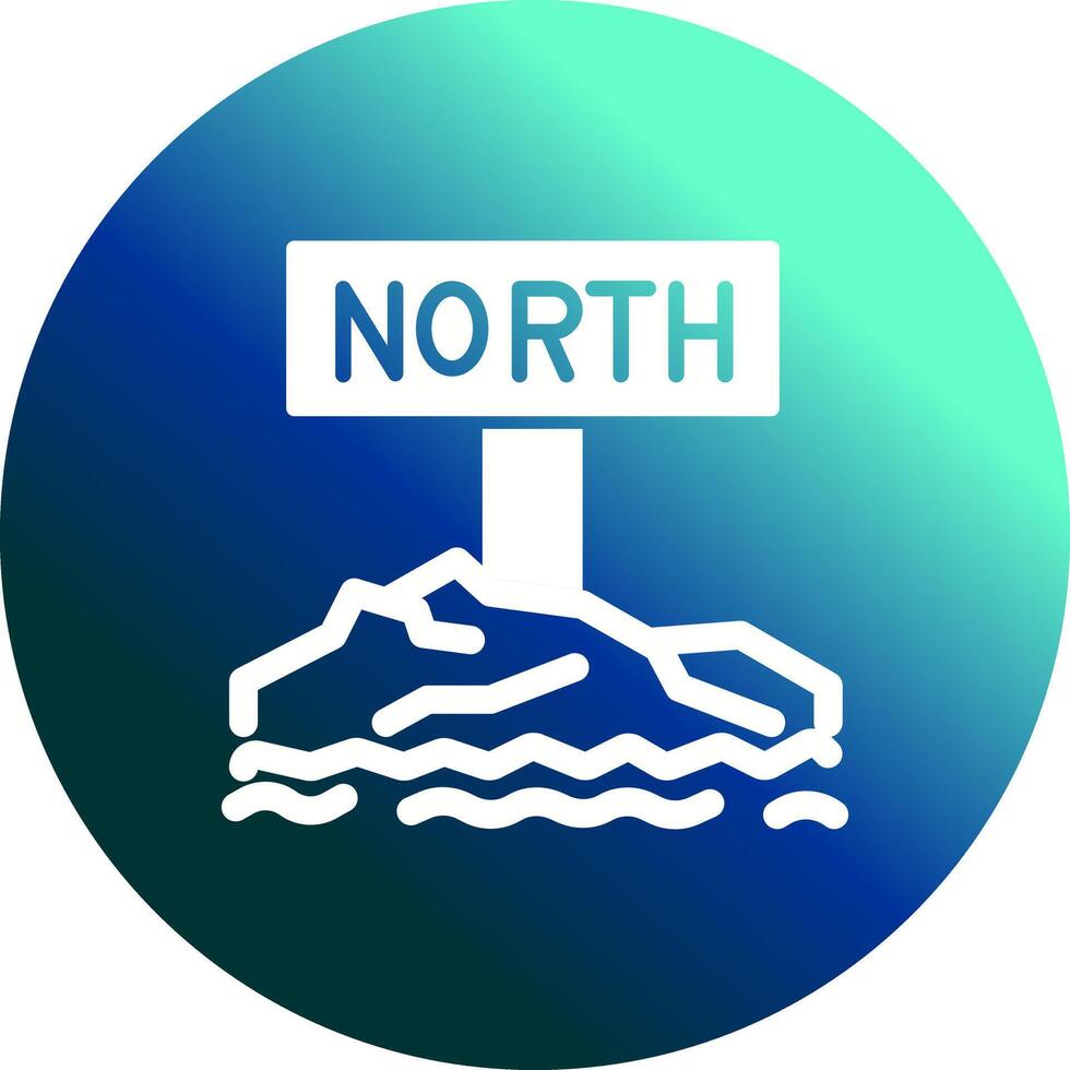 Northpole Icon Design vector