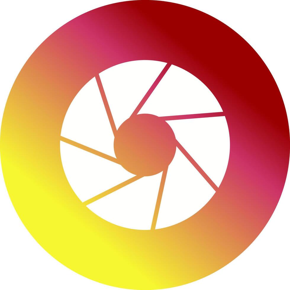 Aperture Artifacts Icon Design vector