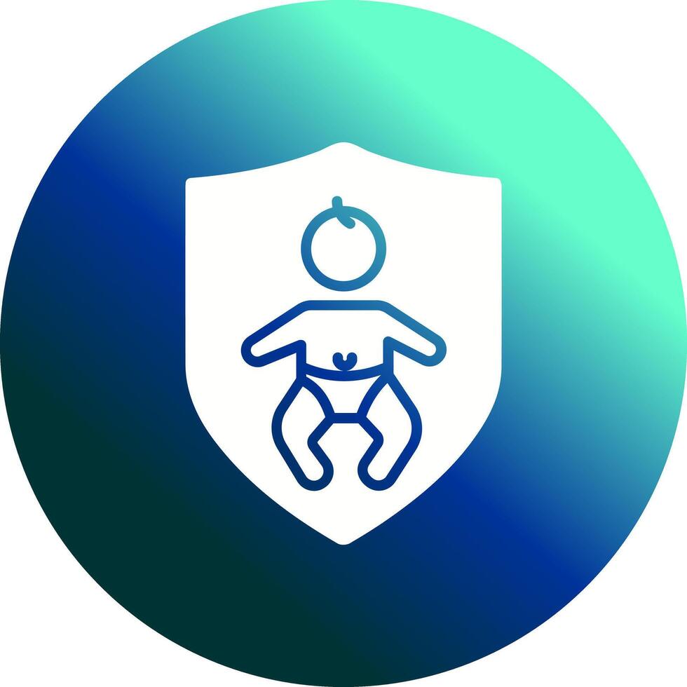 Baby Safety Icon Design vector