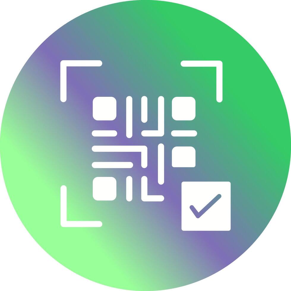 QR Code Link Icon Design vector