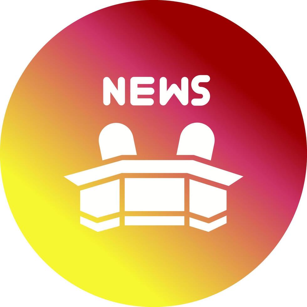 Newsroom Icon Design vector