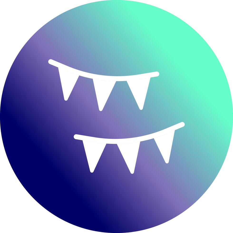 Streamers Icon Design vector
