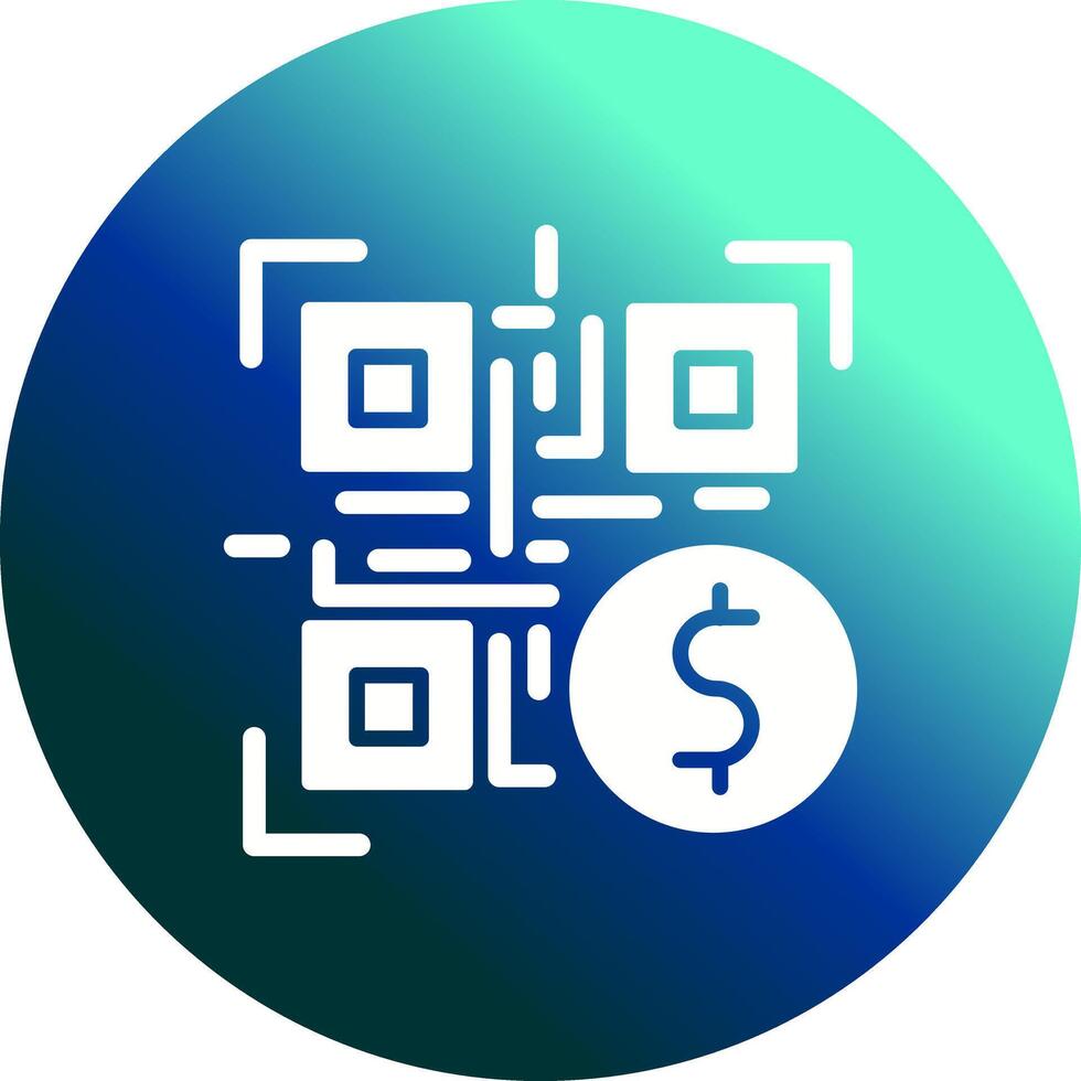 QR Code Payment Icon Design vector