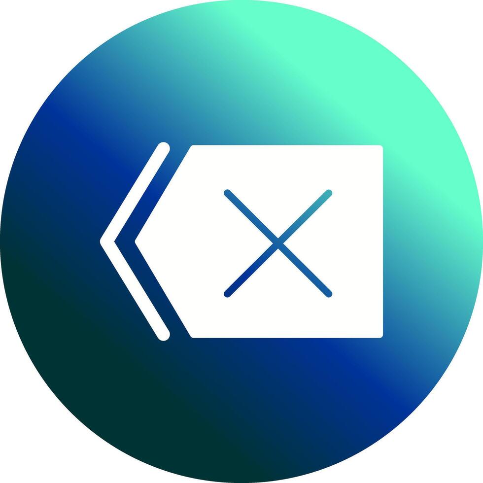 Delete Icon Design vector