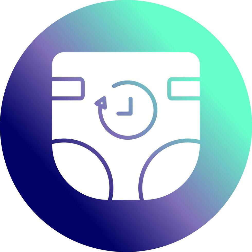 Diaper Duty Icon Design vector