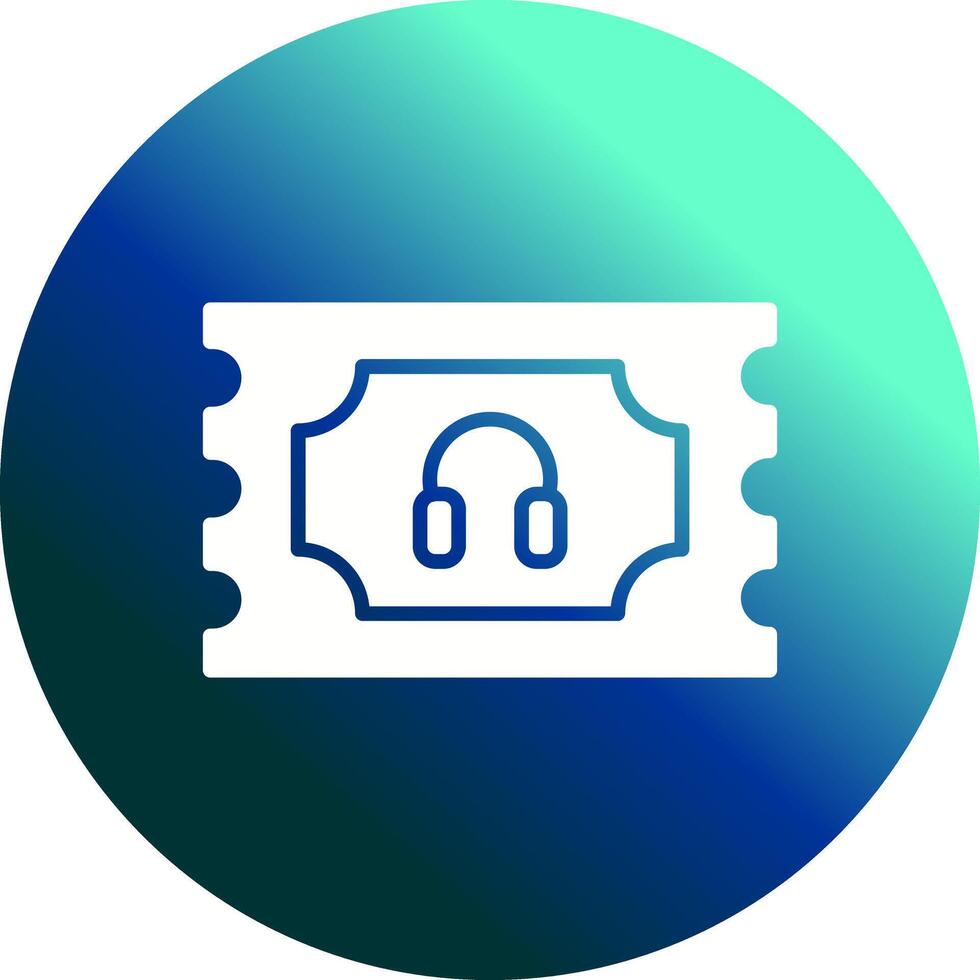 Support Ticket Icon Design vector