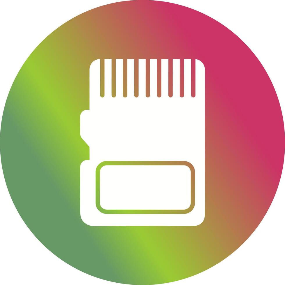 Memory Cards Icon Design vector