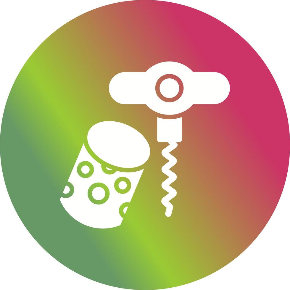 Wine Cork Icon Design vector