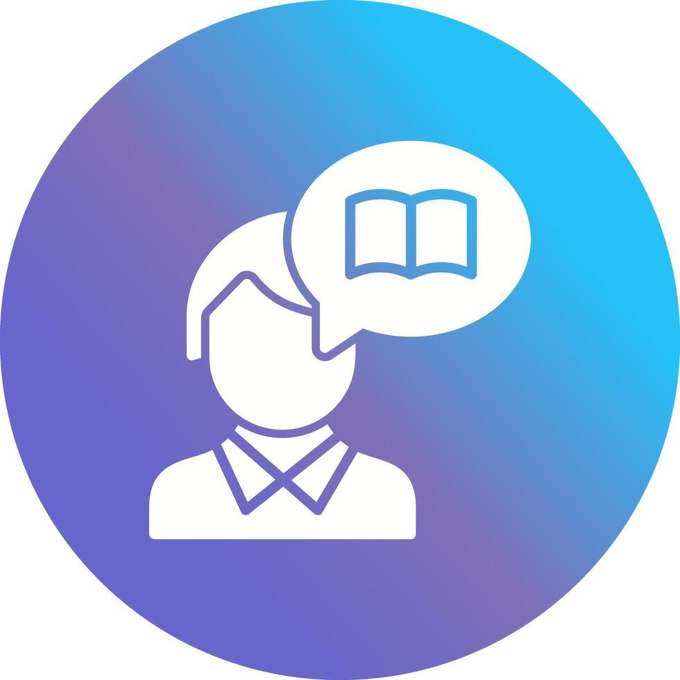 Storytelling Icon Design vector