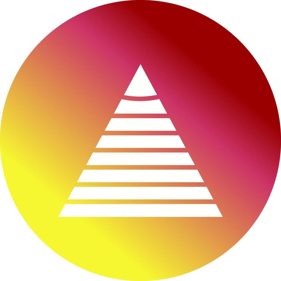 Pyramid Graph Icon Design vector