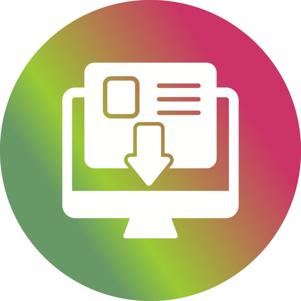 Landing Page Icon Design vector