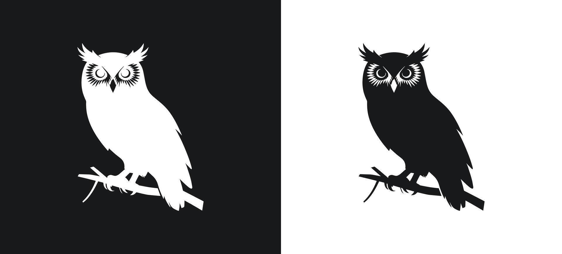 Owl Shape Illustration vector