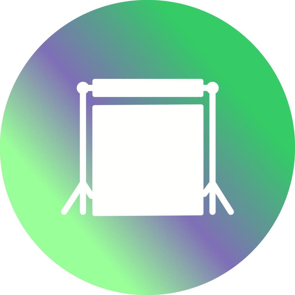 Photography Backdrops Icon Design vector