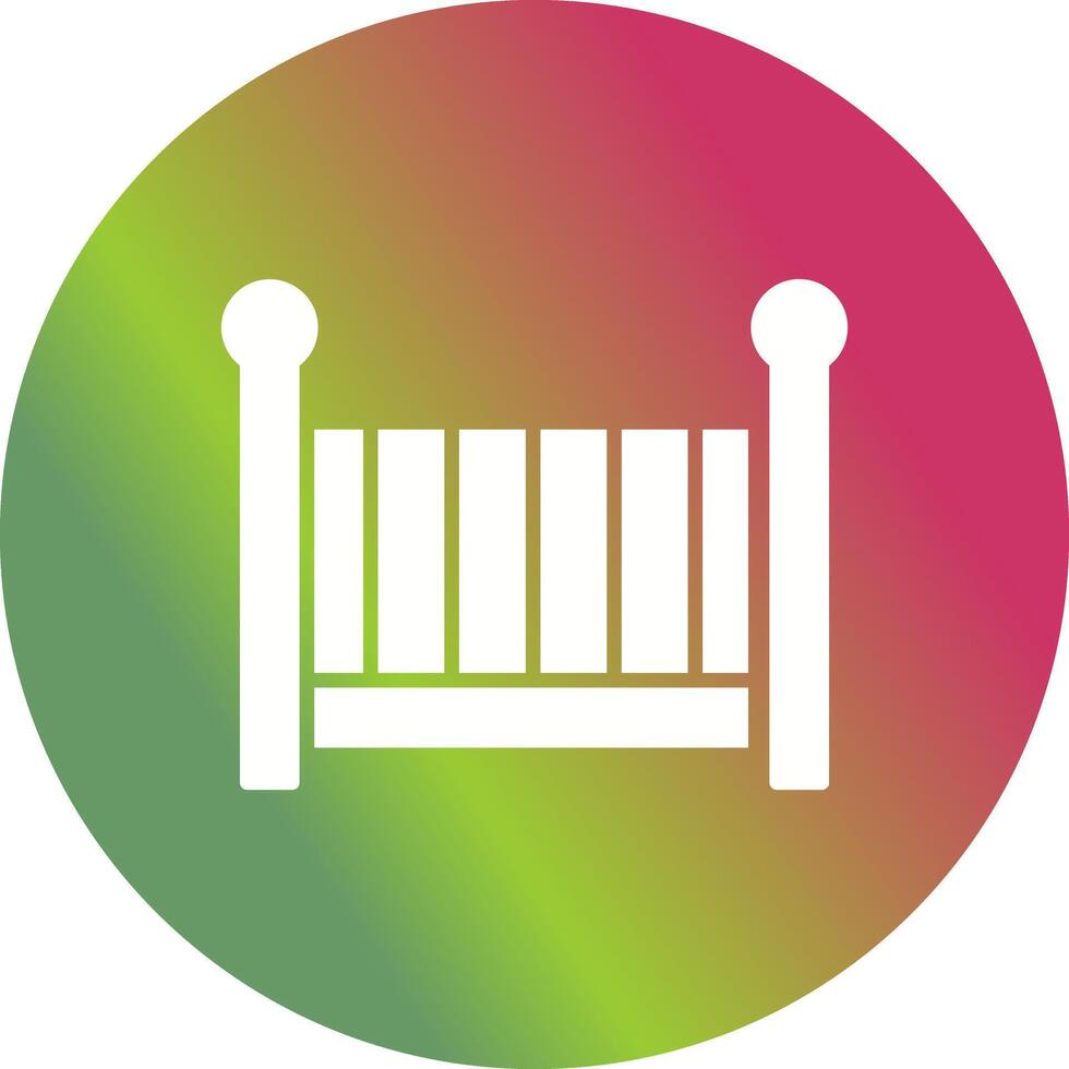Nursery Cots Icon Design vector