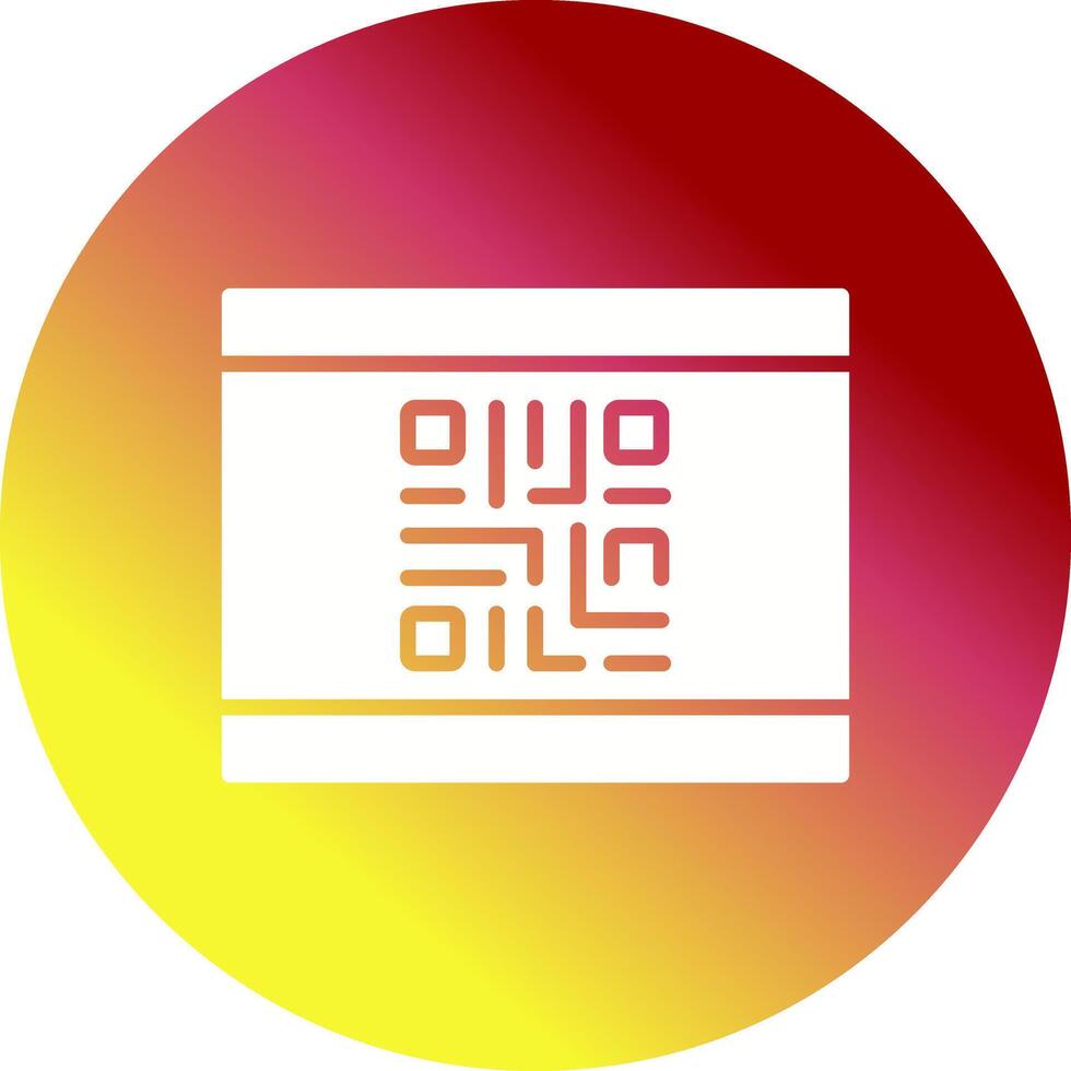 QR Code Business Card Icon Design vector