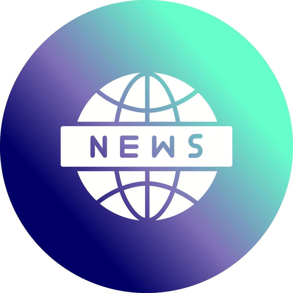 News Globe Icon Design vector