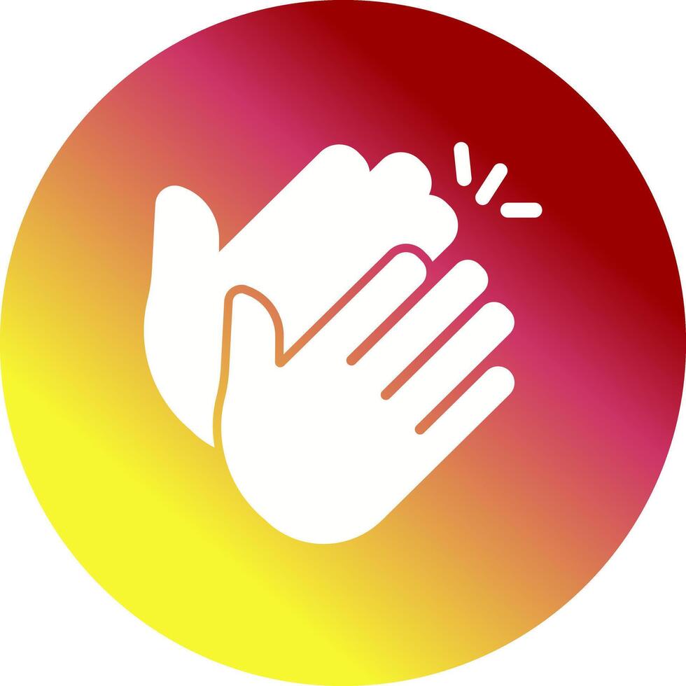Clapping Hands Icon Design vector