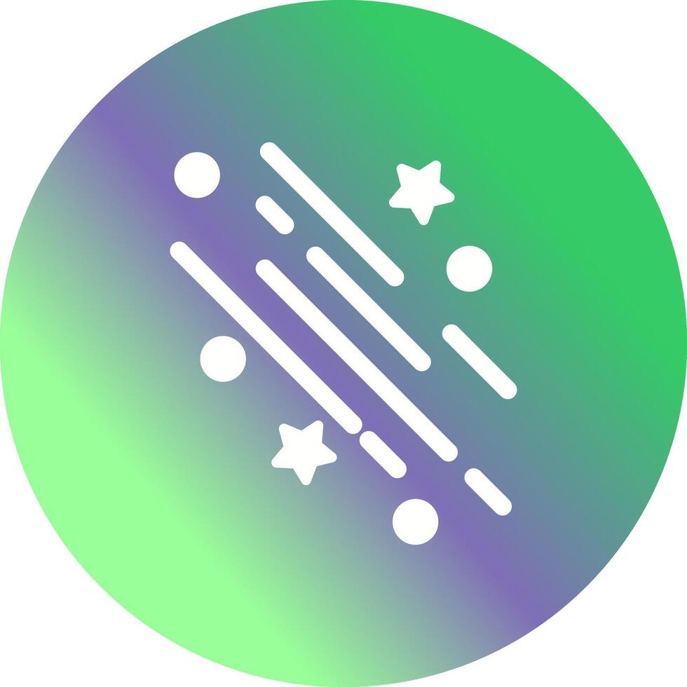 Party Streamers Icon Design vector