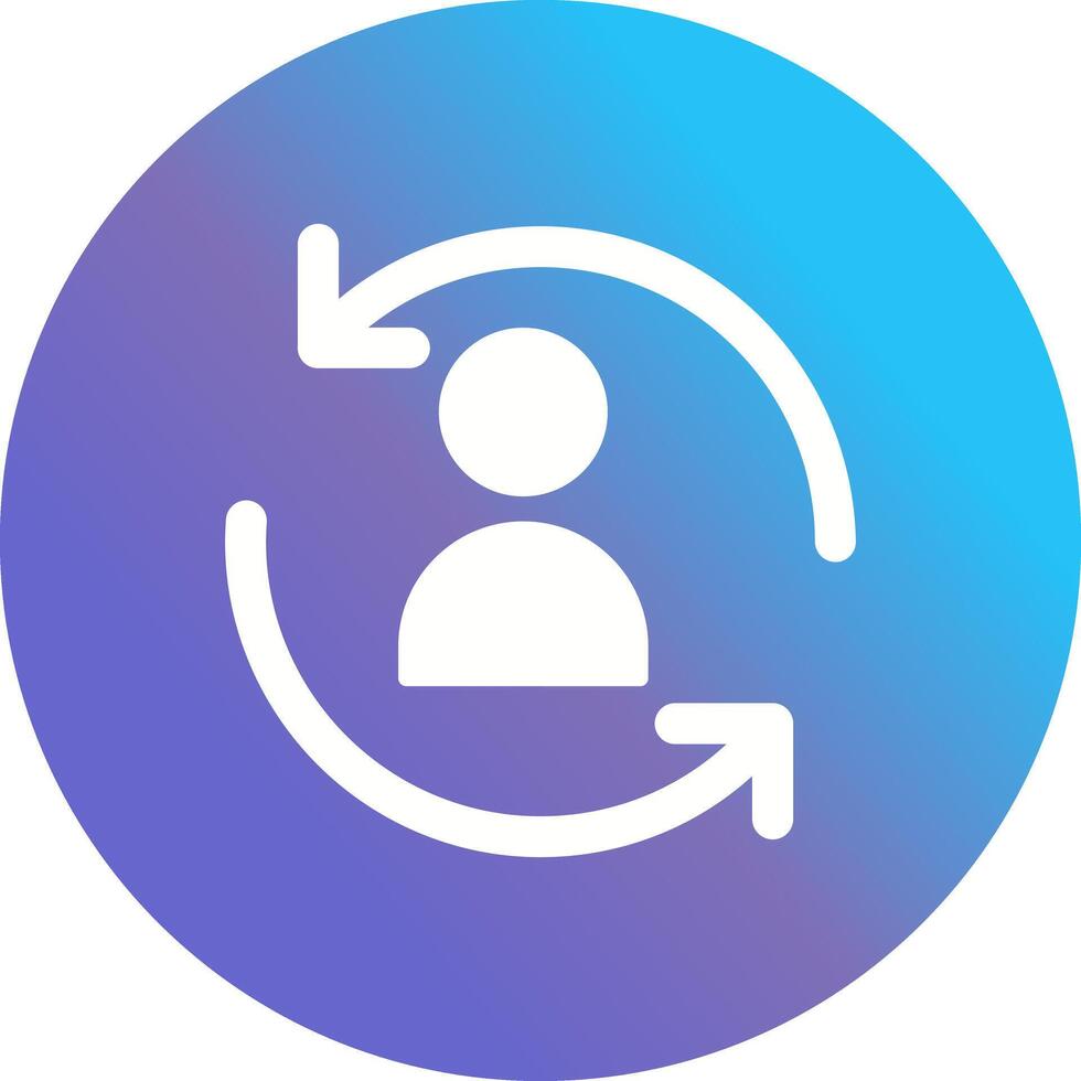Retargeting Icon Design vector