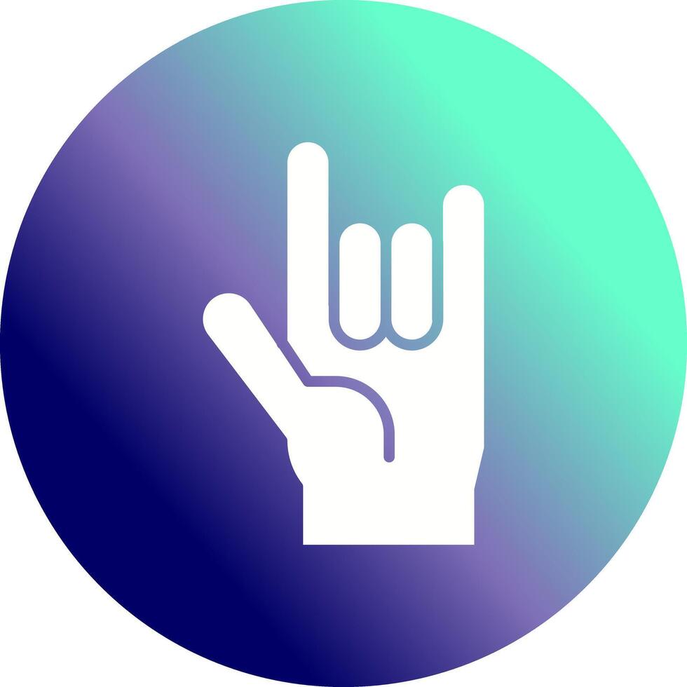Love You Gesture Icon Design vector