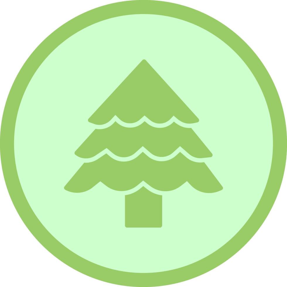 Christmas Tree Icon Design vector
