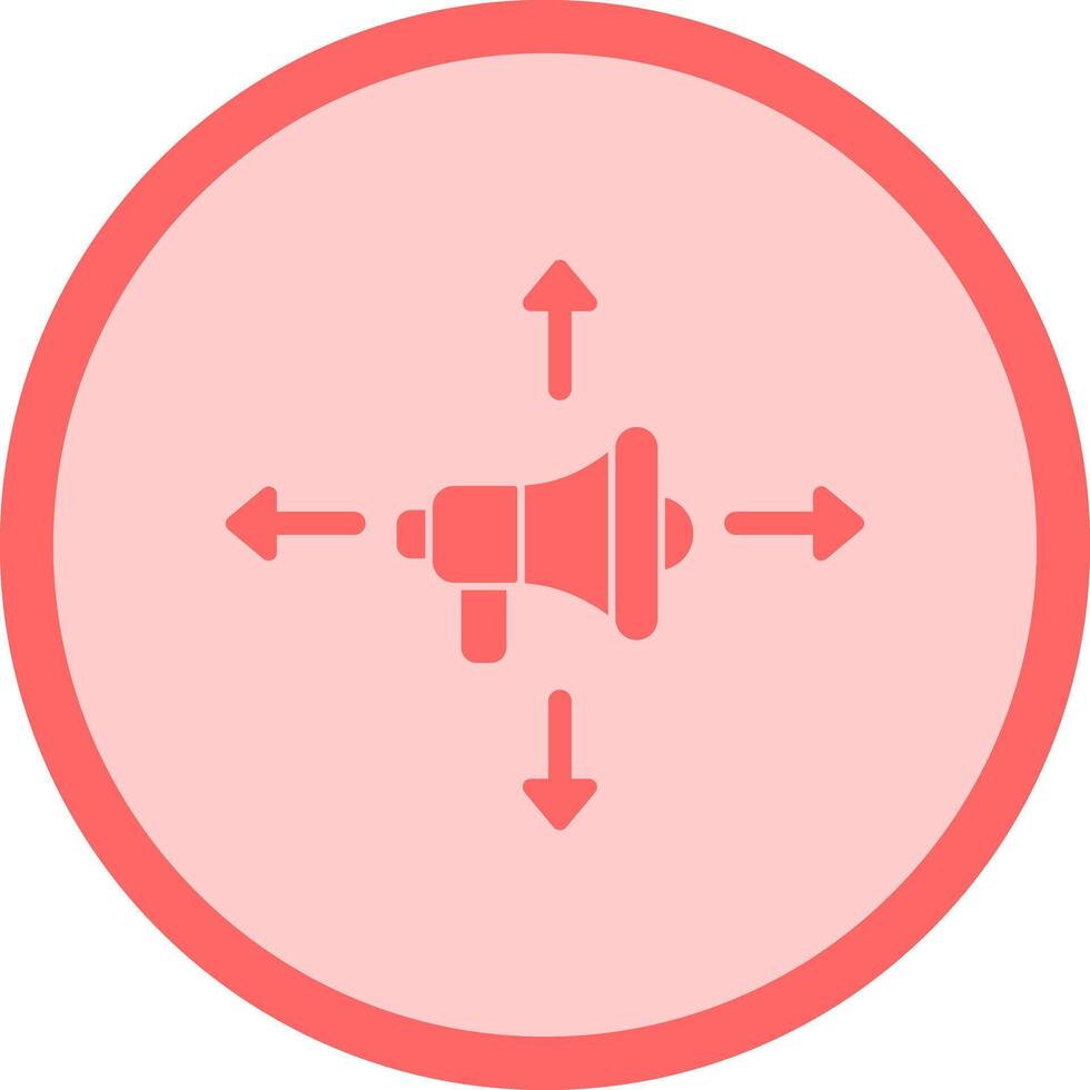 Ad Campaign Icon Design vector