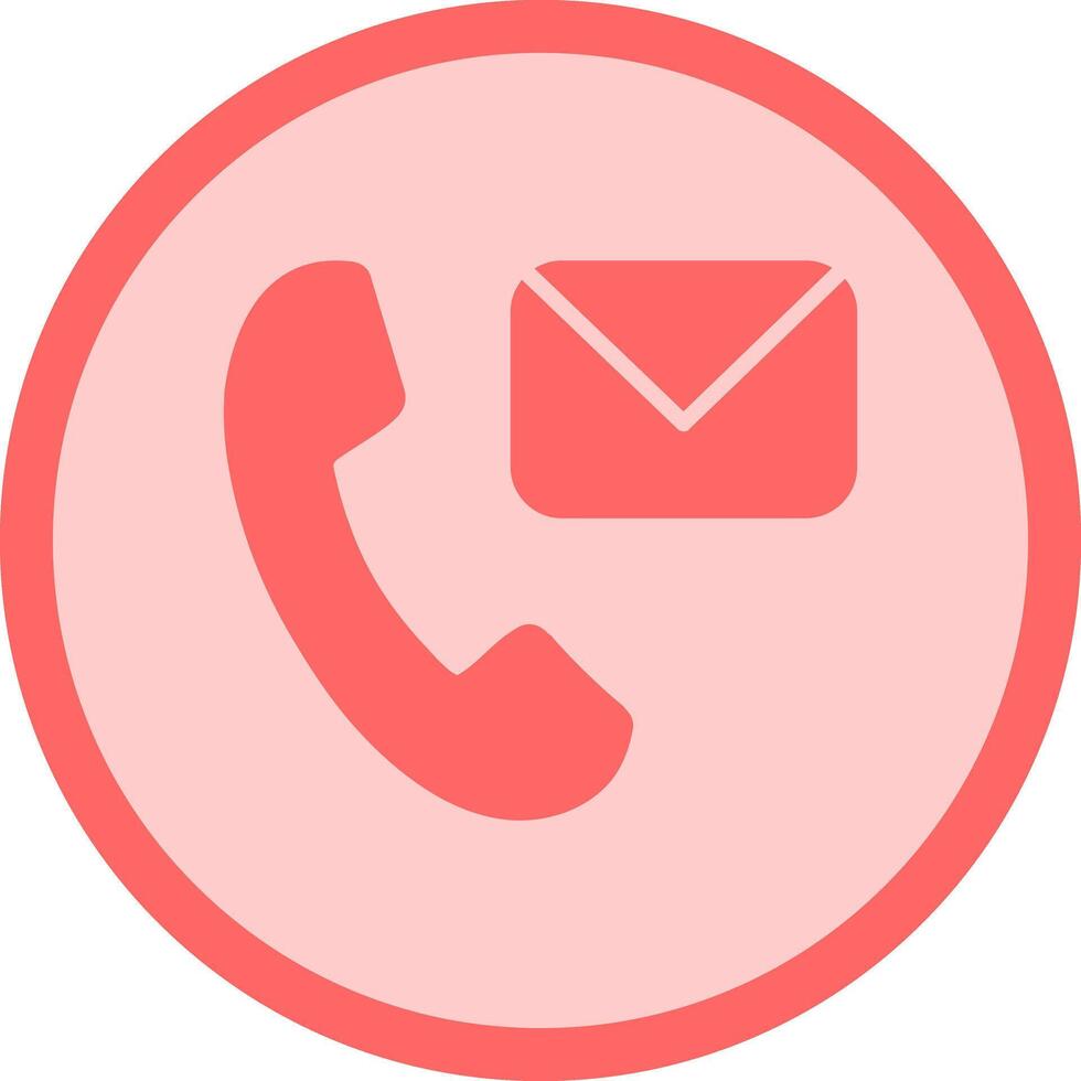 Contact Us Icon Design vector