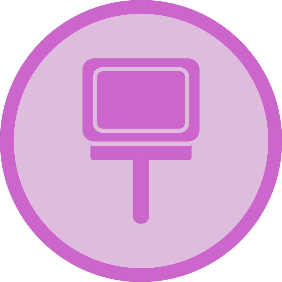Billboard Icon Design vector